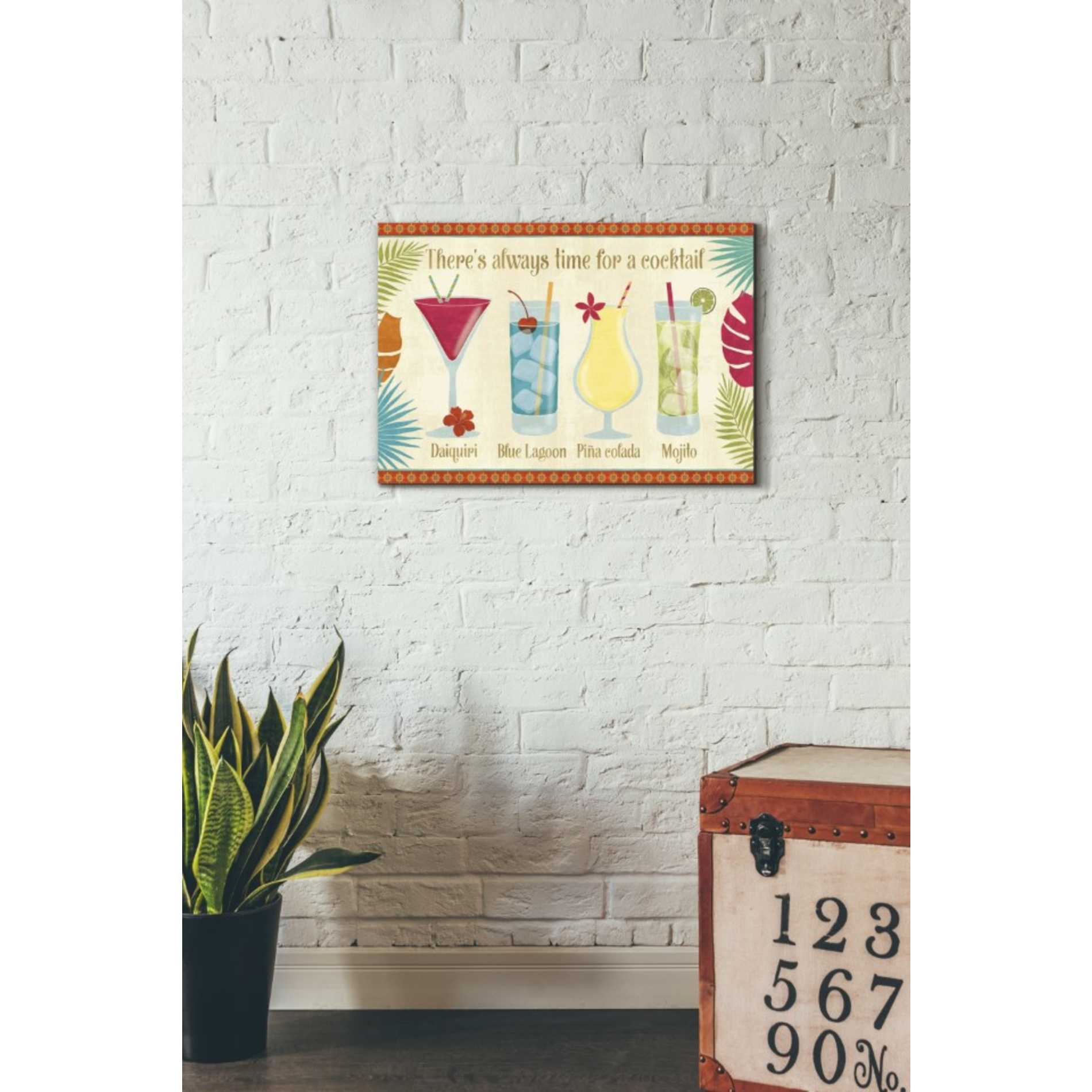 'Exotic Breeze XII' by Veronique Charron, Canvas Wall Art,26 x 18