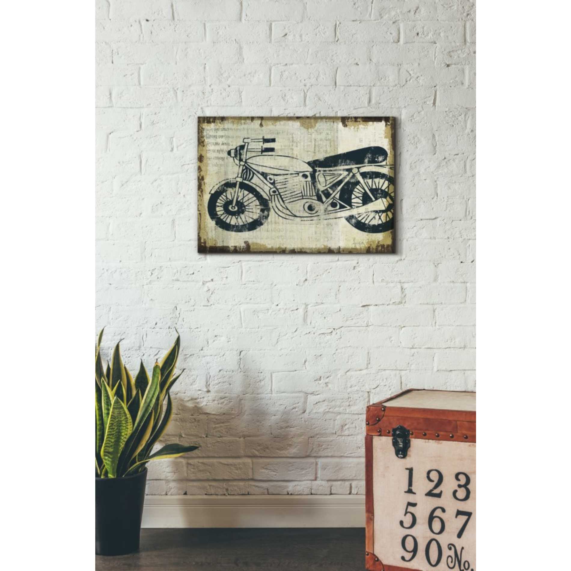 'American Pop Moto' by Michael Mullan, Canvas Wall Art,26 x 18