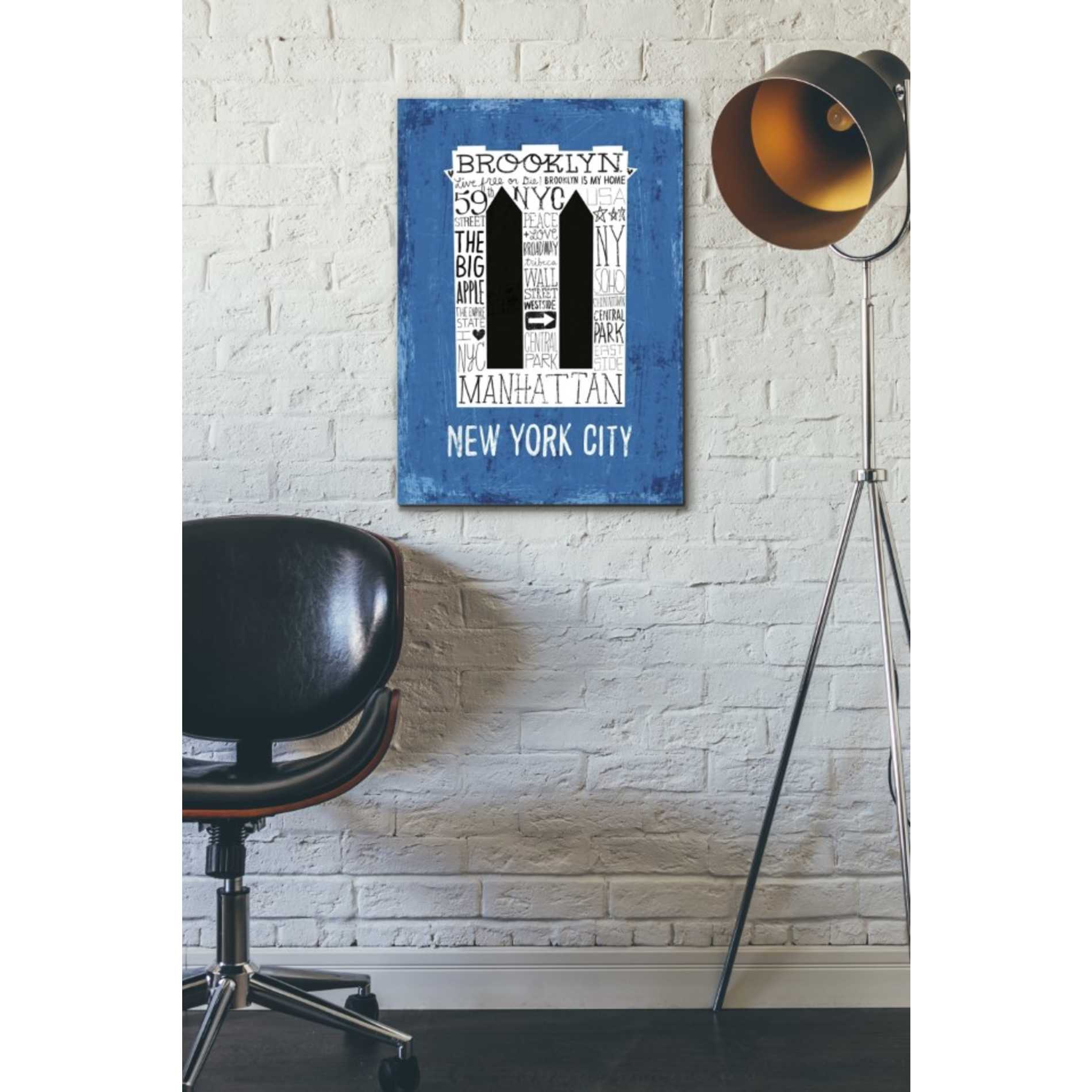 'Iconic NYC V' by Michael Mullan, Canvas Wall Art,18 x 26
