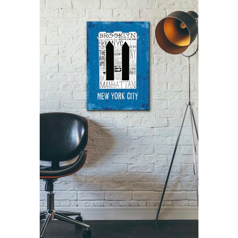 Image of 'Iconic NYC V' by Michael Mullan, Canvas Wall Art,18 x 26