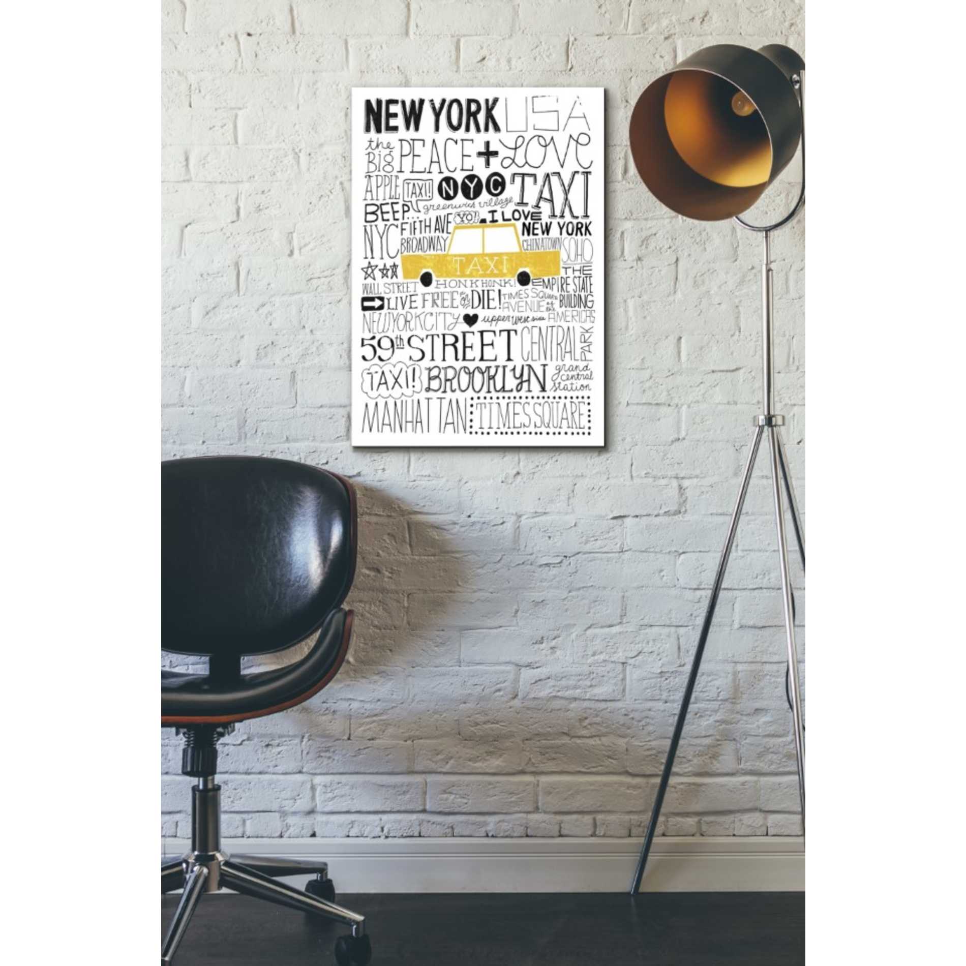 'Iconic NYC III' by Michael Mullan, Canvas Wall Art,18 x 26