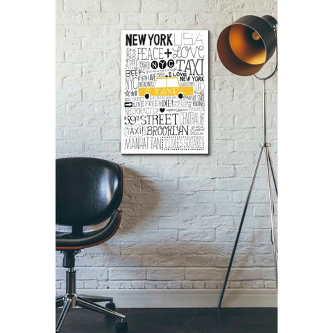 Image of 'Iconic NYC III' by Michael Mullan, Canvas Wall Art,18 x 26