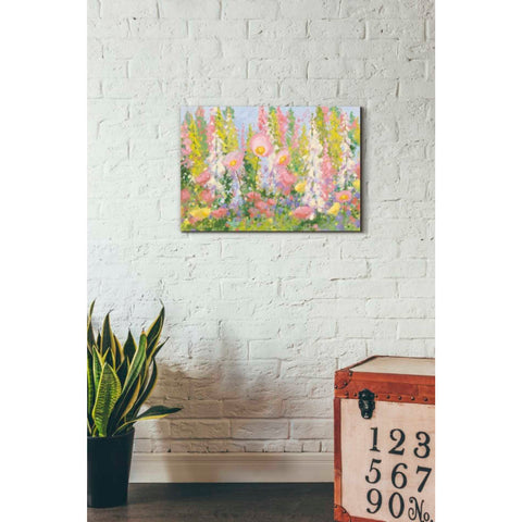 Image of 'Garden Pastels I Blue Sky' by Shirley Novak, Canvas Wall Art,26 x 18