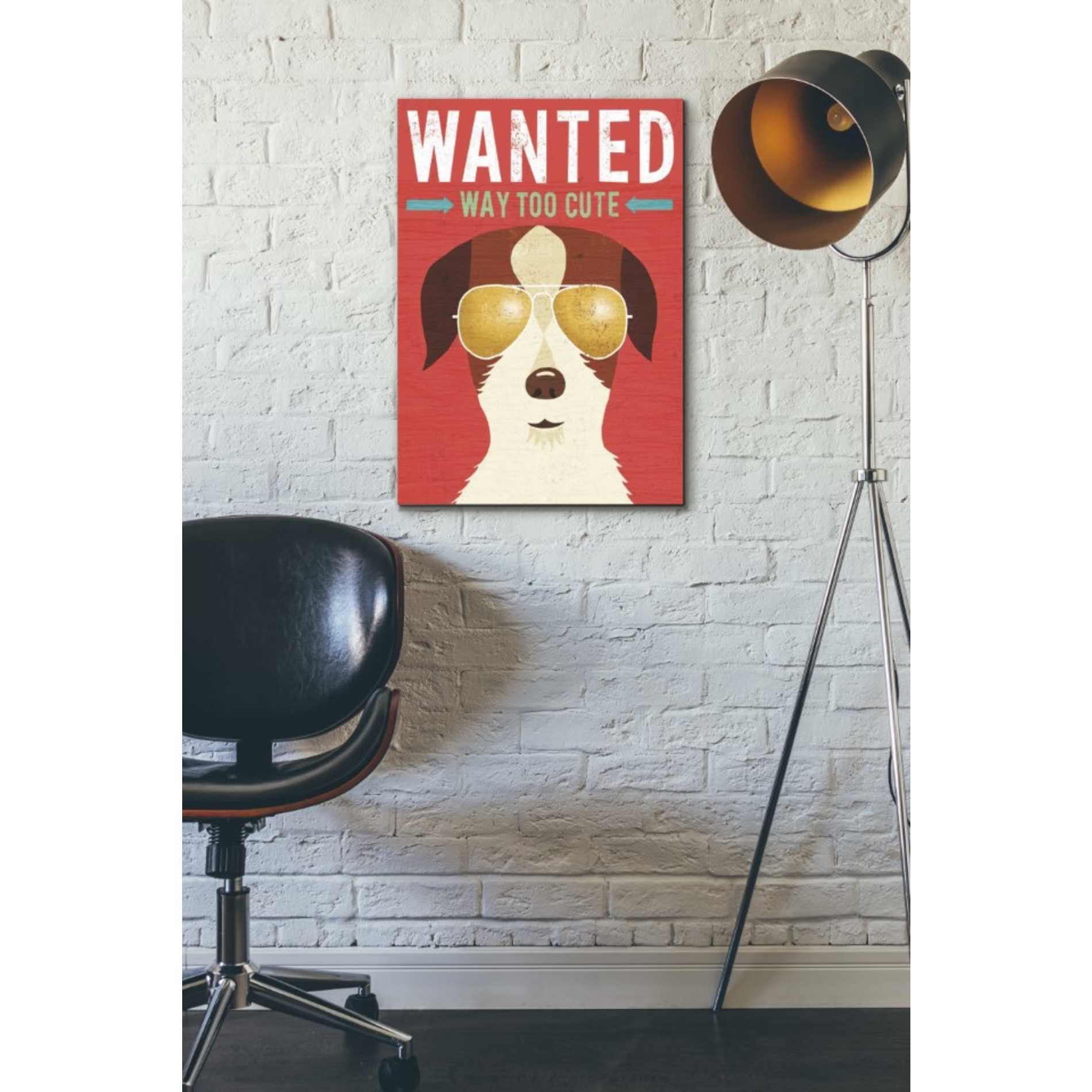 'Beach Bums Terrier I Wanted' by Michael Mullan, Canvas Wall Art,18 x 26