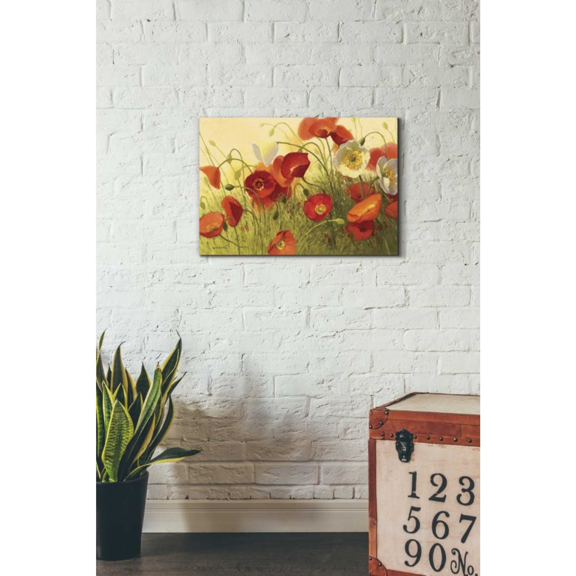 'Havin a Heat Wave' by Shirley Novak, Canvas Wall Art,26 x 18