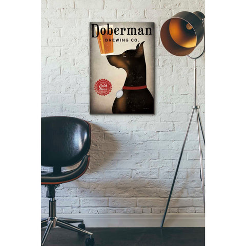 Image of 'Doberman Brewing Company' by Ryan Fowler, Canvas Wall Art,18 x 26