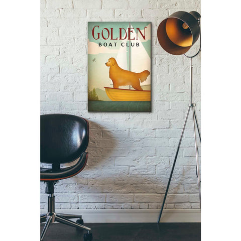 Image of 'Golden Sail' by Ryan Fowler, Canvas Wall Art,18 x 26