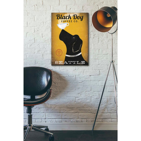 Image of 'Black Dog Coffee Co Seattle' by Ryan Fowler, Canvas Wall Art,18 x 26