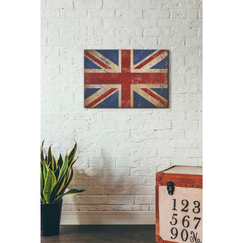Image of 'Union Jack' by Ryan Fowler, Canvas Wall Art,18 x 26