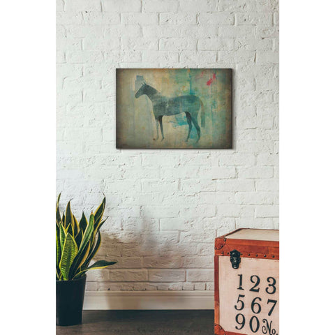 Image of 'Cheval Noir v3' by Ryan Fowler, Canvas Wall Art,18 x 26