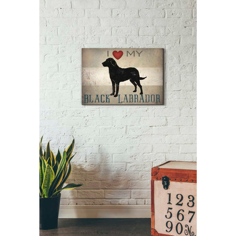 Image of 'Labrador Love I' by Ryan Fowler, Canvas Wall Art,18 x 26