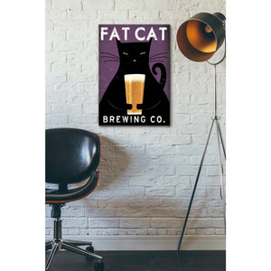 'Cat Brewing no City' by Ryan Fowler, Canvas Wall Art,18 x 26