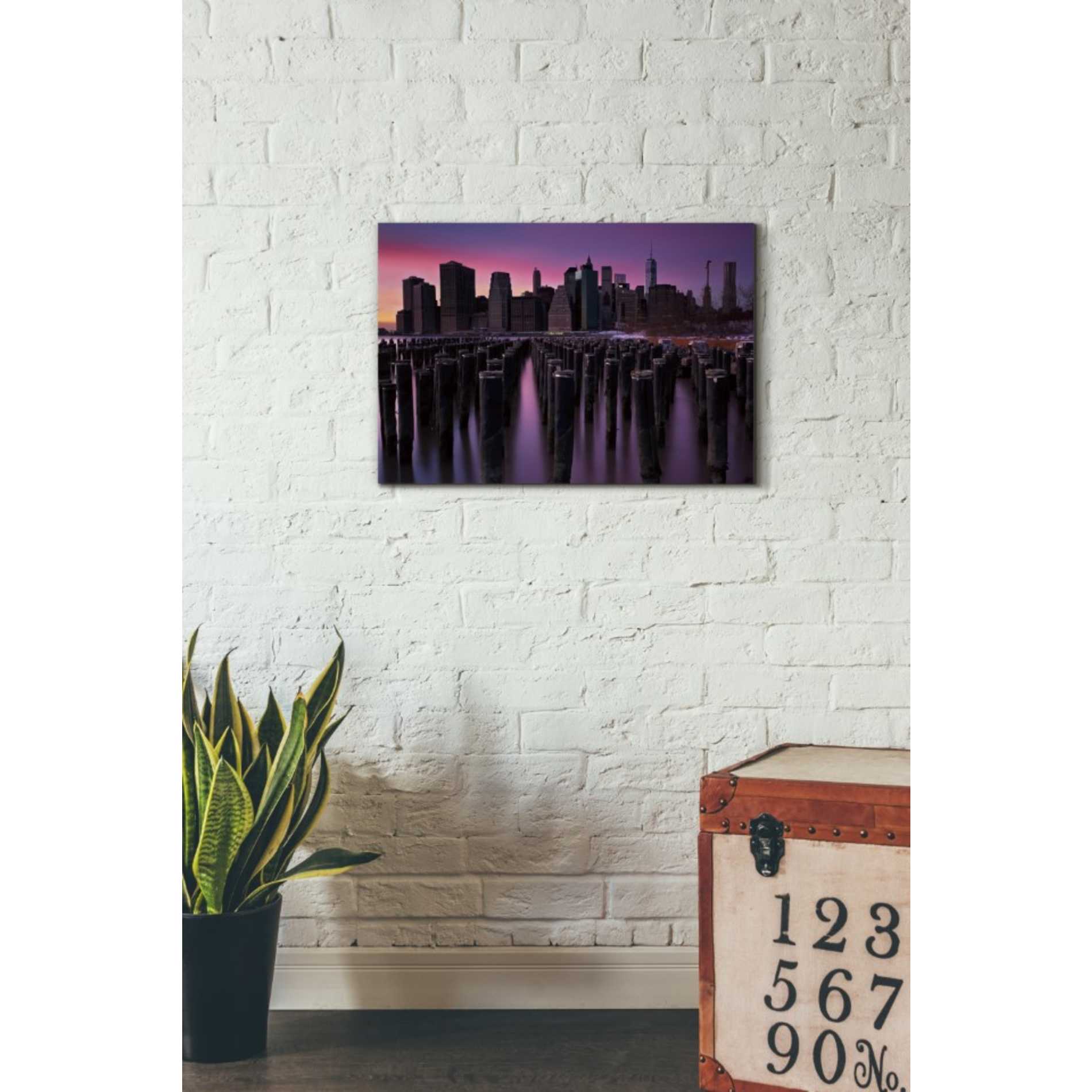 'Manhattan Glow' by Katherine Gendreau, Giclee Canvas Wall Art