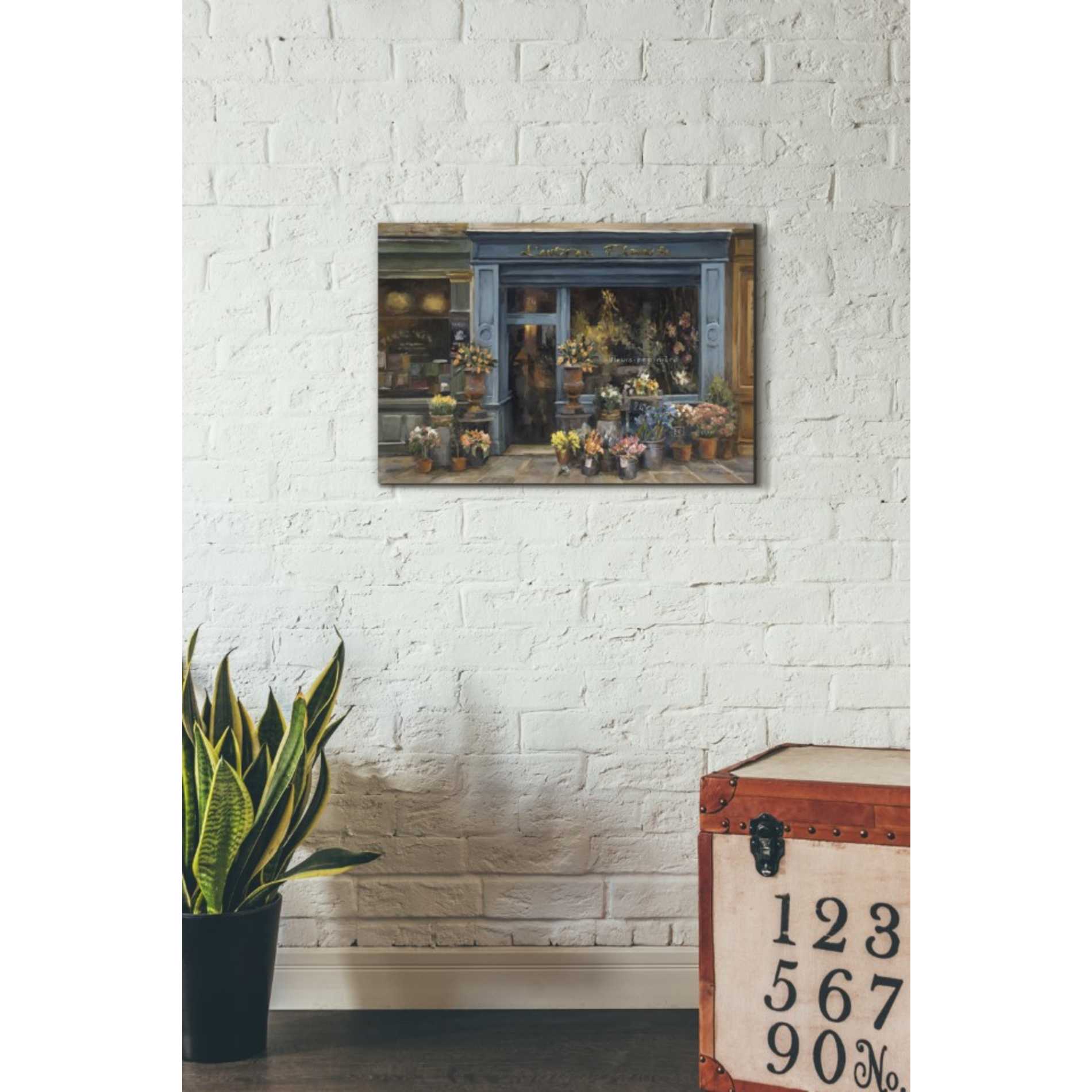 'Lartisan Fleuriste' by Marilyn Hageman, Canvas Wall Art,26 x 18