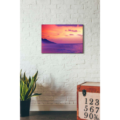 Image of 'The Final Sunset' Canvas Wall Art,26 x 18