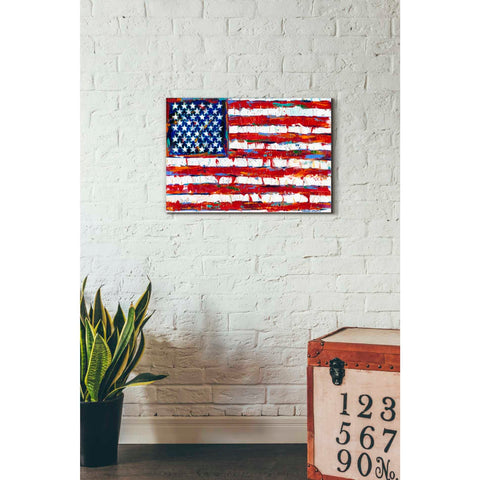 Image of 'Dramatic Stars & Stripes' by Carolee Vitaletti Giclee Canvas Wall Art