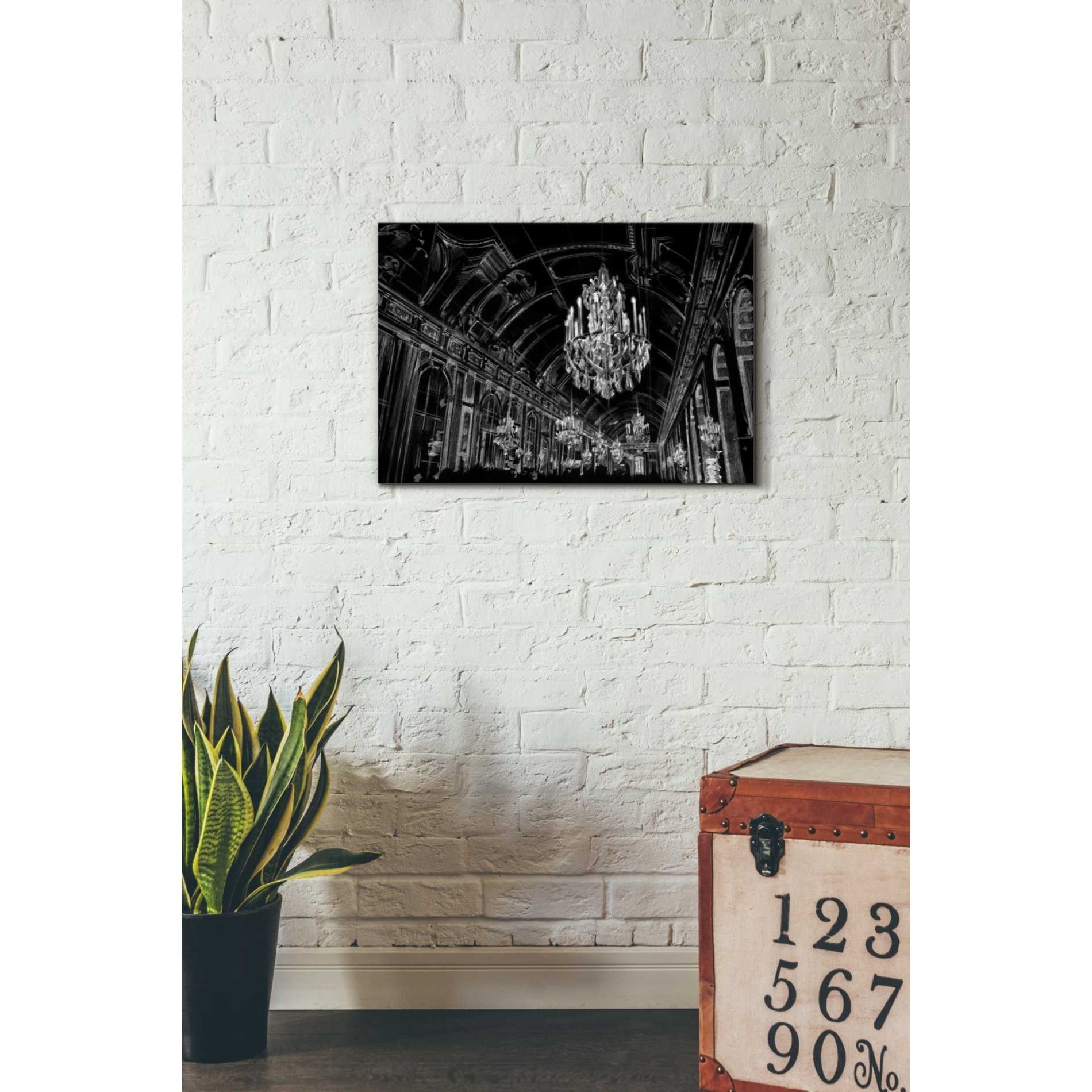 'Ballroom Sketch' by Ethan Harper Canvas Wall Art,26 x 18