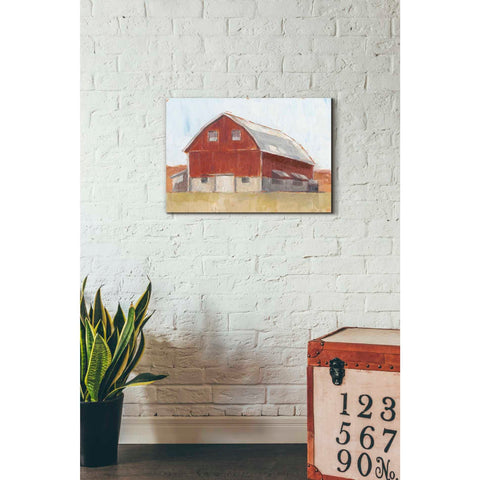 Image of 'Rustic Red Barn II' by Ethan Harper Canvas Wall Art,26 x 18