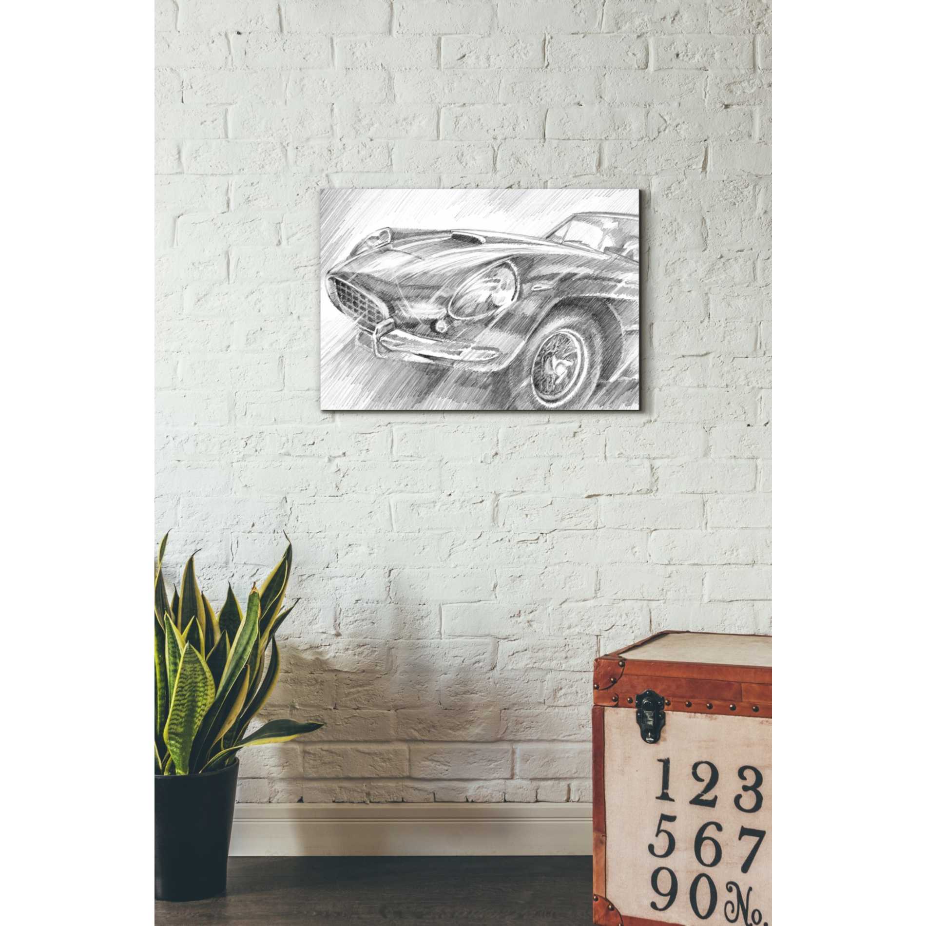 'Sports Car Study II' by Ethan Harper Canvas Wall Art,26 x 18