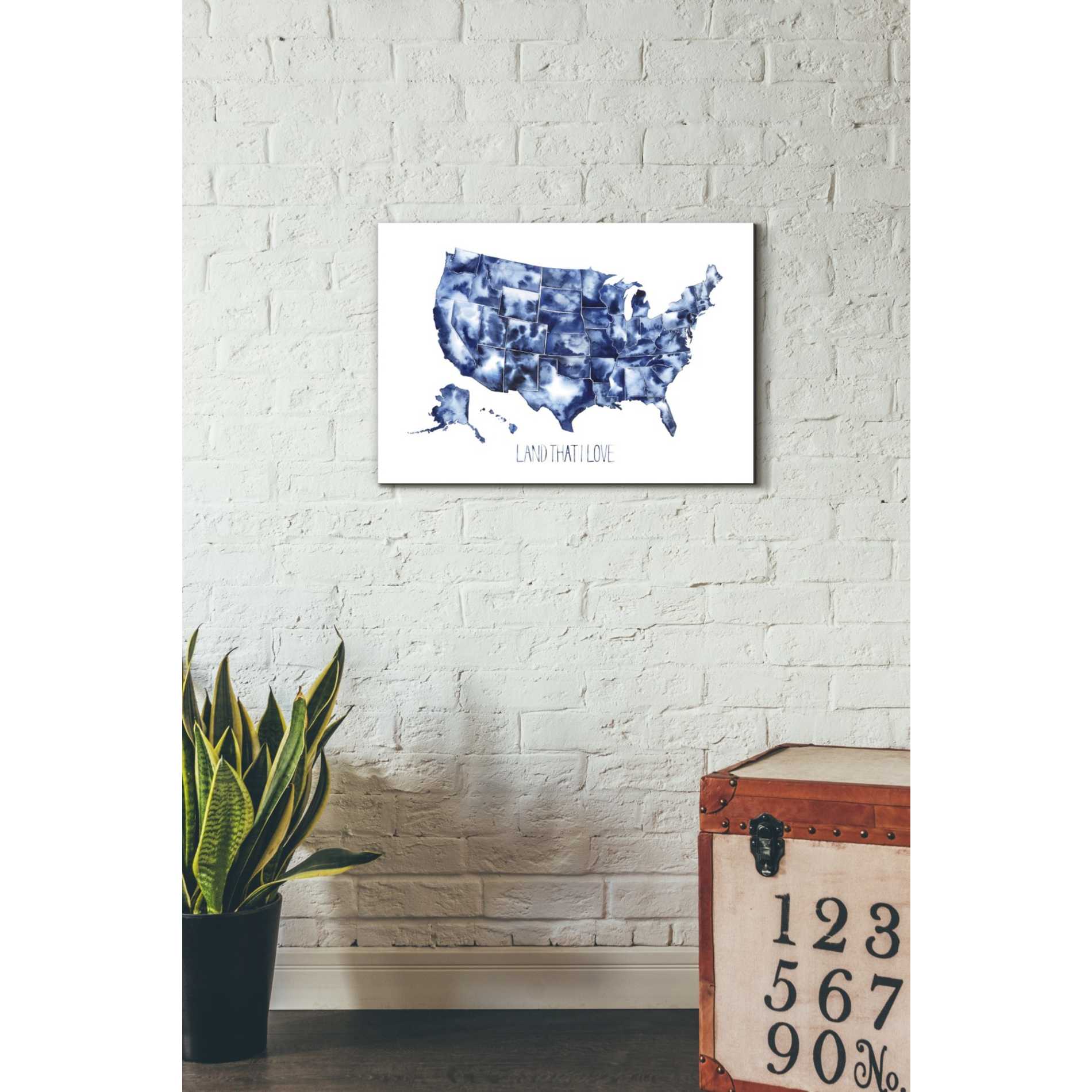 'Land that I Love' by Grace Popp Canvas Wall Art,26 x 18