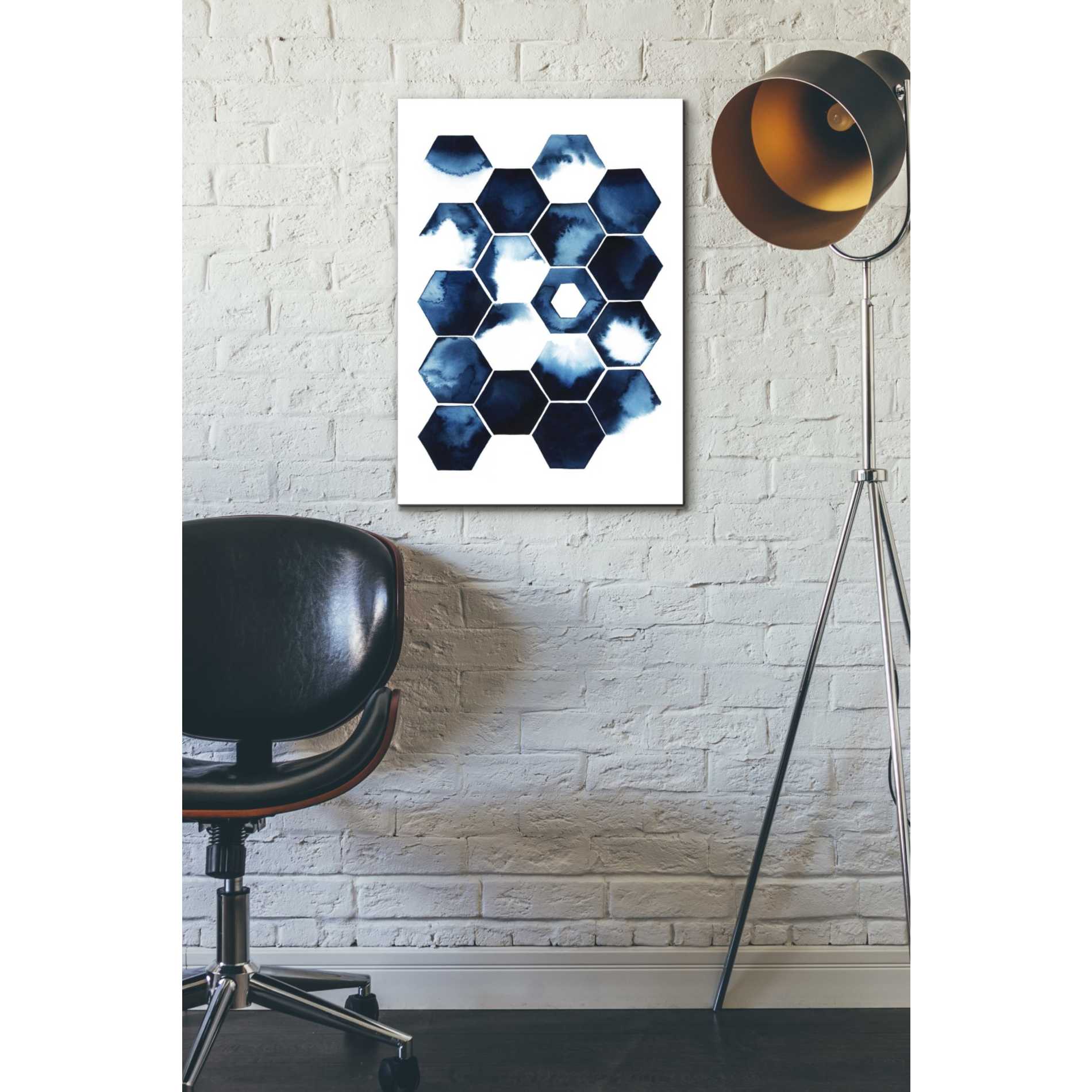 'Stormy Geometry I' by Grace Popp Canvas Wall Art,18 x 26