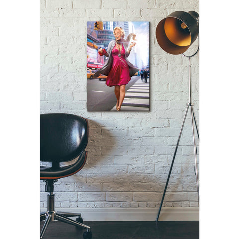 Image of 'Marilyn in the City' by JJ Brando Giclee Canvas Wall Art