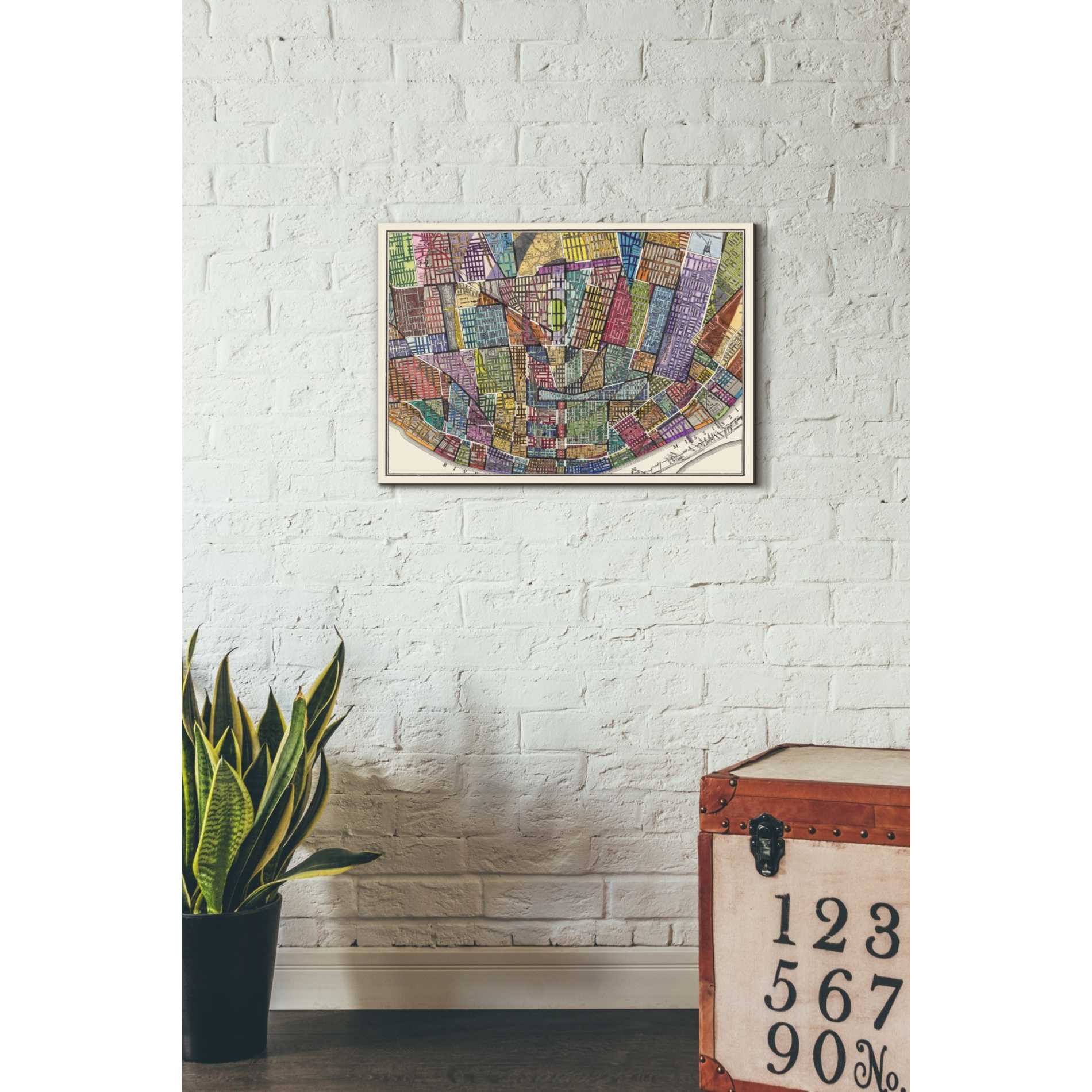 'Modern Map of St. Louis' by Nikki Galapon Giclee Canvas Wall Art