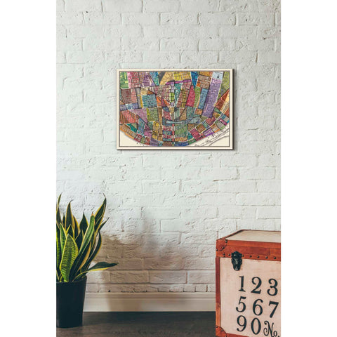 Image of 'Modern Map of St. Louis' by Nikki Galapon Giclee Canvas Wall Art