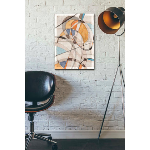 Image of 'Ovals & Lines I' by Nikki Galapon Giclee Canvas Wall Art