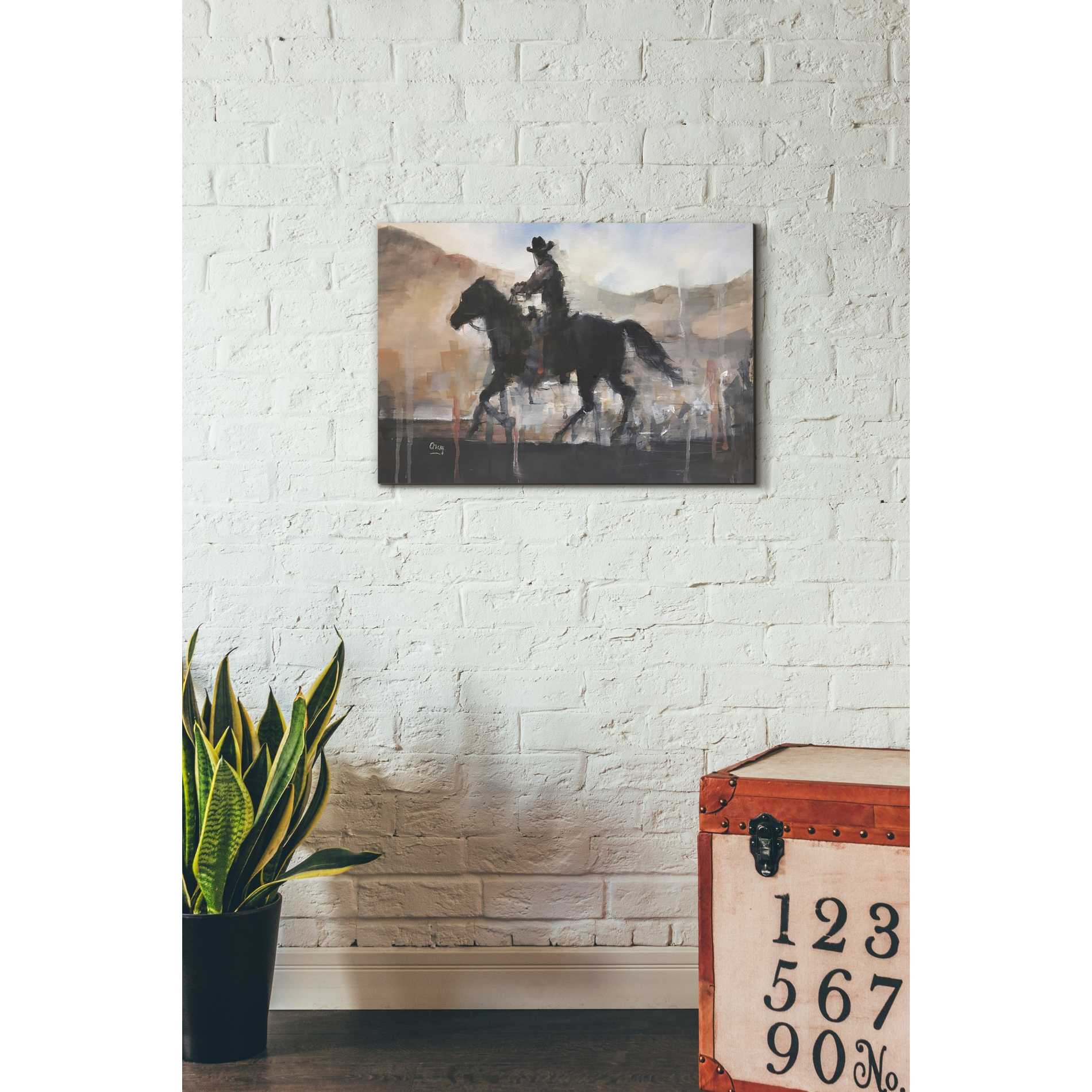 'The Chase' by Oscar Alvarez Pardo, Canvas Wall Art,18 x 26