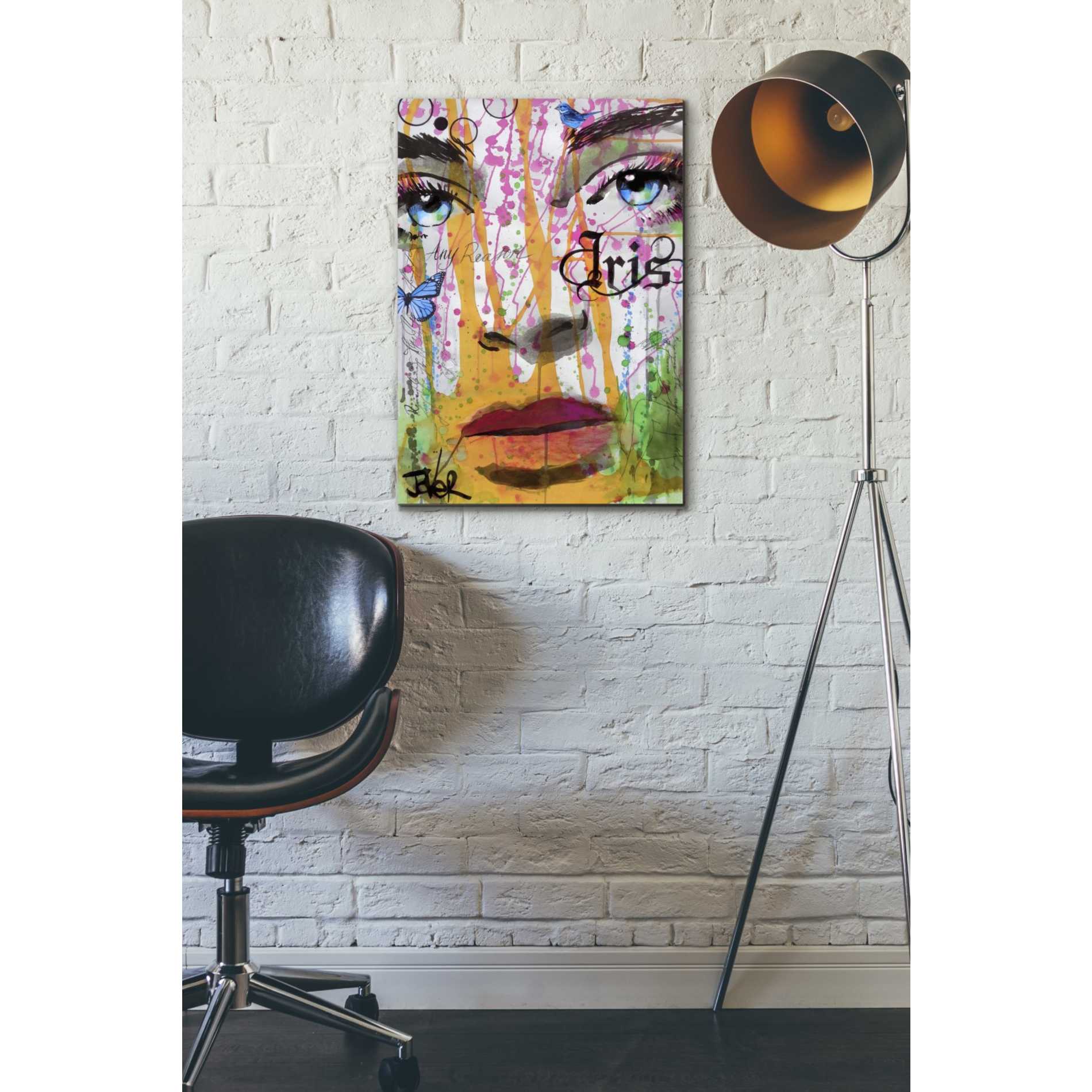 'Iris' by Loui Jover, Canvas Wall Art,18 x 26