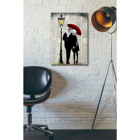 Image of 'Lamp Lovers' by Loui Jover, Canvas Wall Art,18 x 26