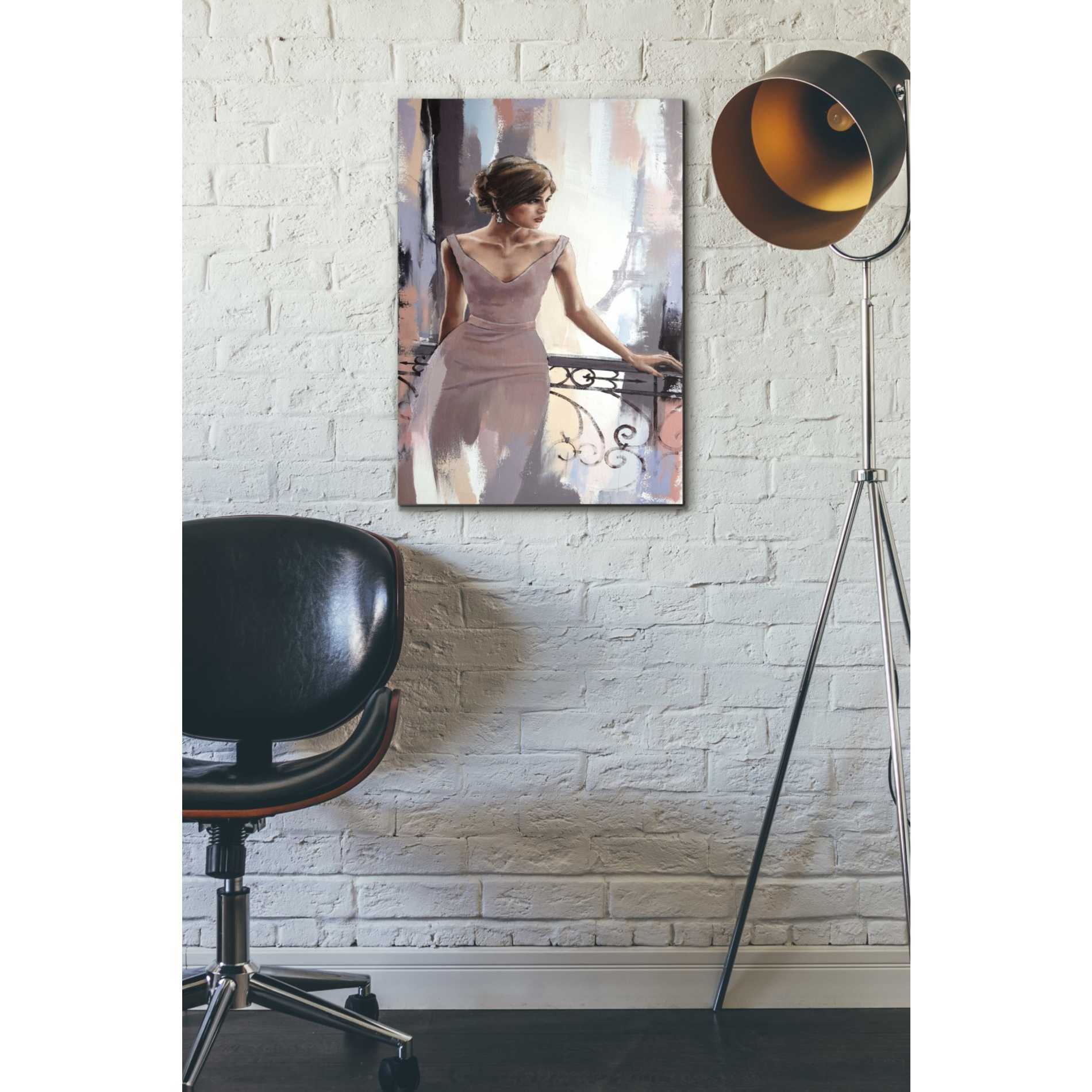 'Evening in Paris' by Alexander Gunin, Canvas Wall Art,18 x 26