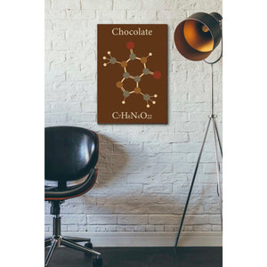 'Chocolate Molecule' Canvas Wall Art,18 x 26