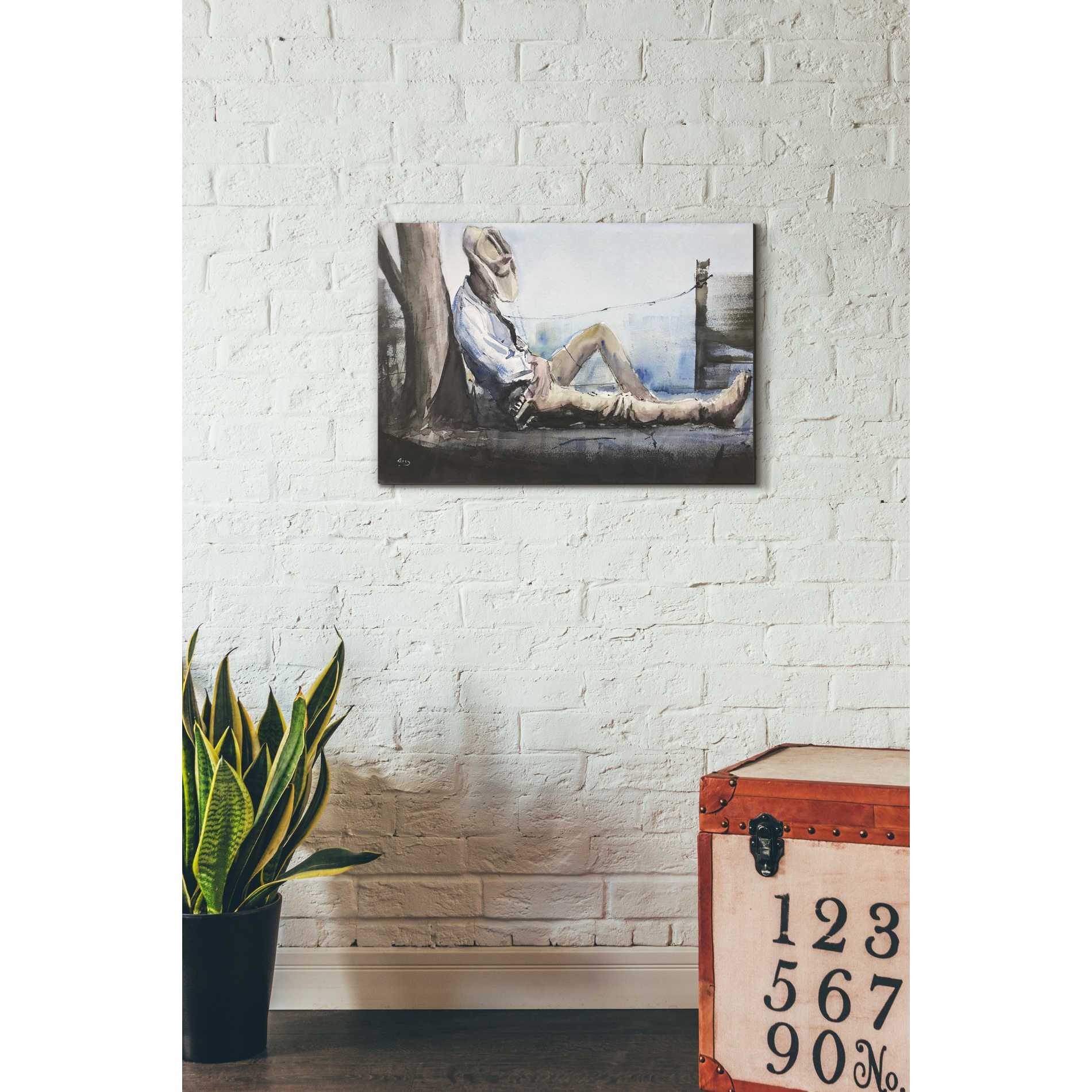 'Nap Time' by Oscar Alvarez Pardo, Canvas Wall Art,18 x 26