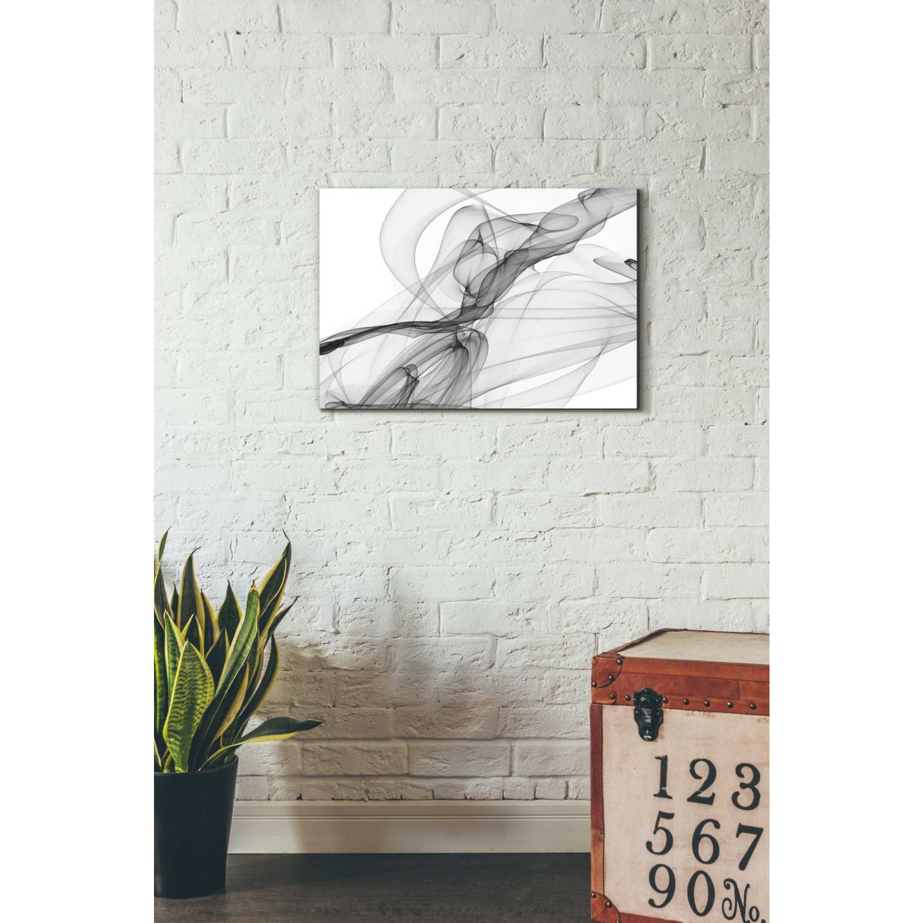 'Abstract Black and White 18-21' by Irena Orlov, Canvas Wall Art,26 x 18