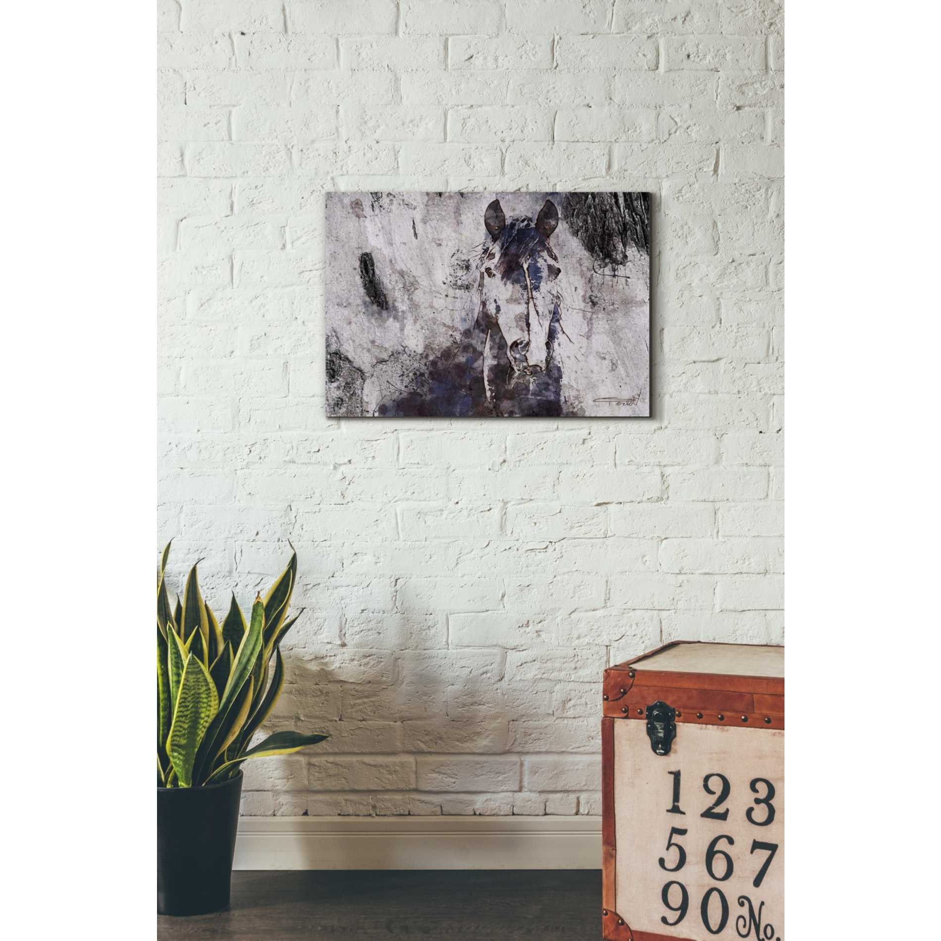 'Mustang Horse 22' by Irena Orlov, Canvas Wall Art,26 x 18