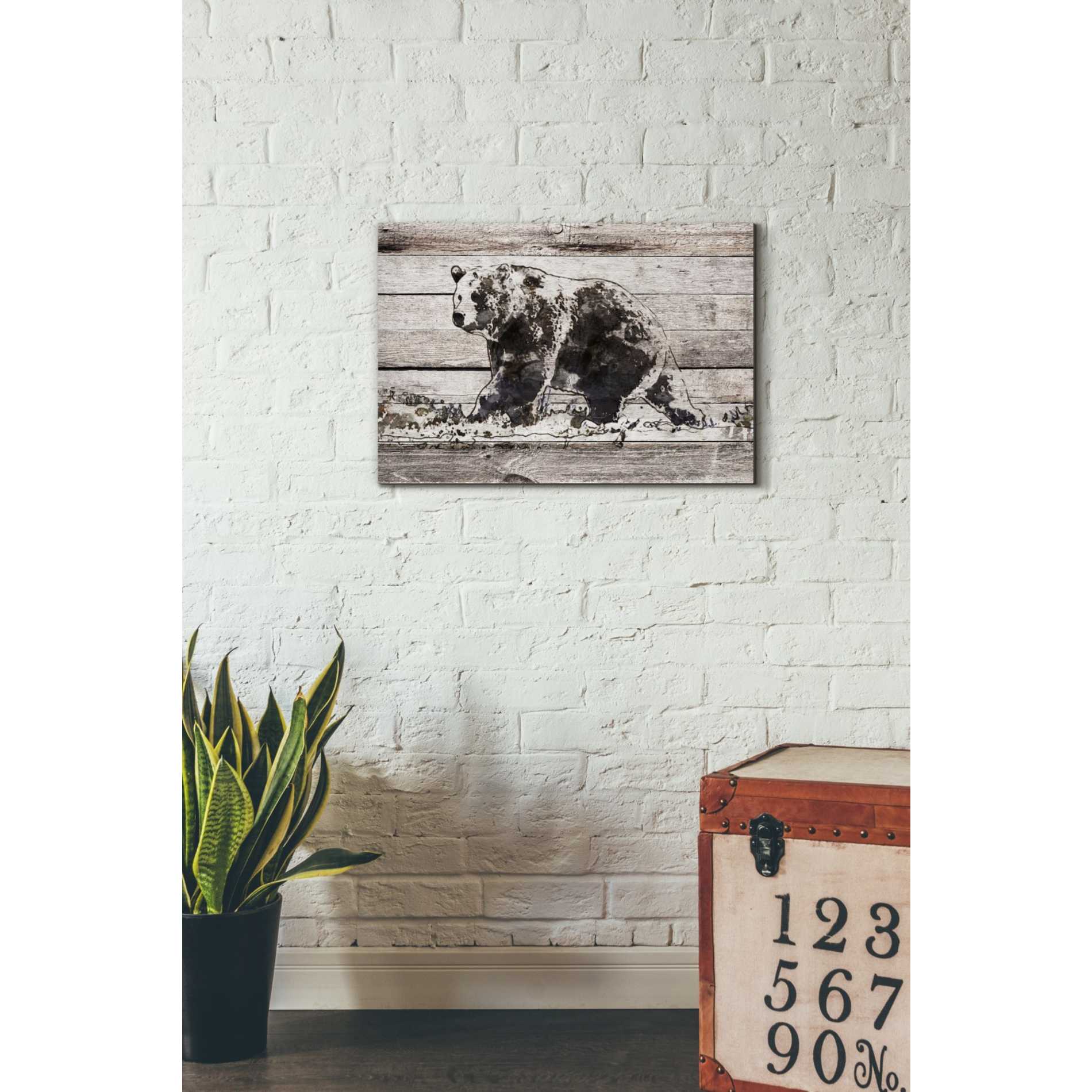 'Black Bear 1' by Irena Orlov, Canvas Wall Art,26 x 18