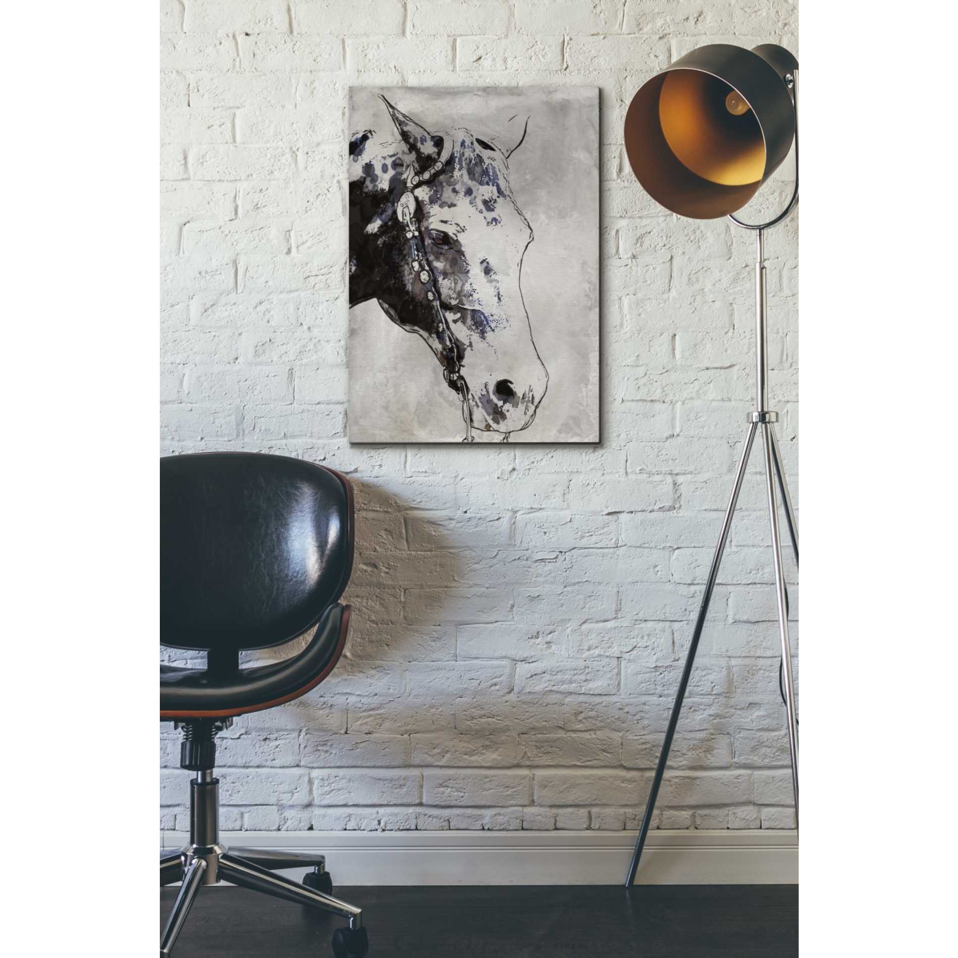 'Morgan Horse-Black Beauty' by Irena Orlov, Canvas Wall Art,18 x 26