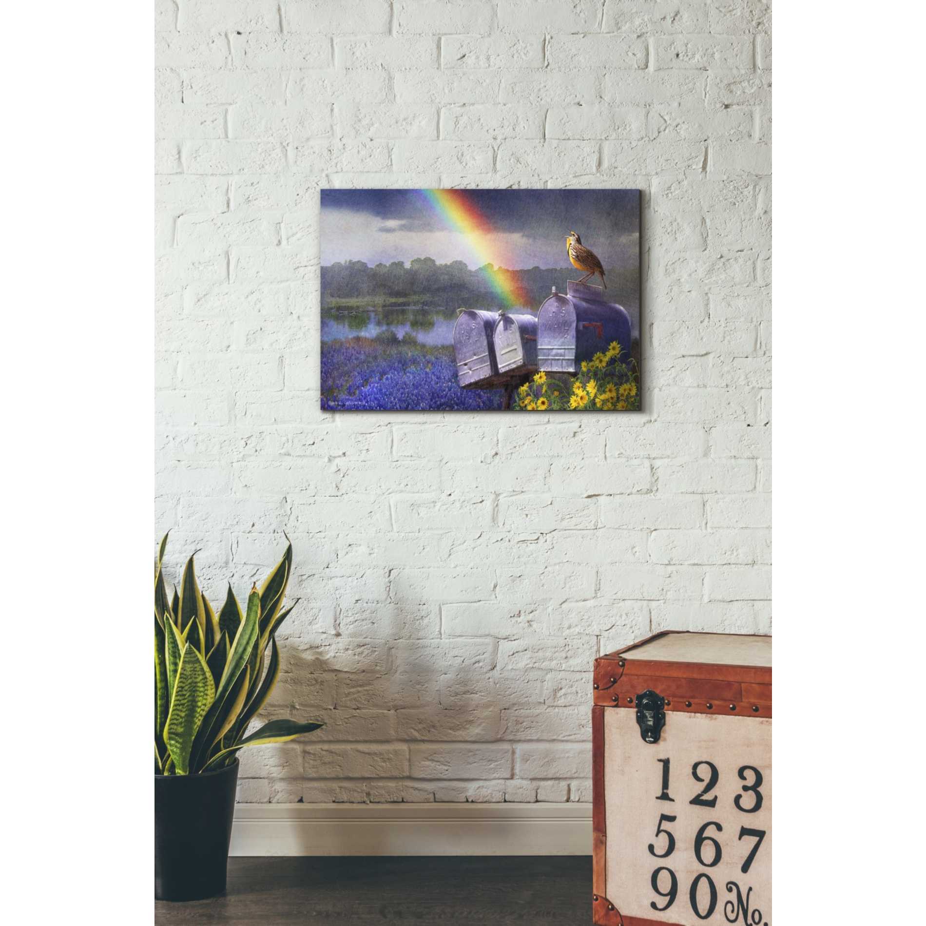 'Mailboxes' by Chris Vest, Giclee Canvas Wall Art