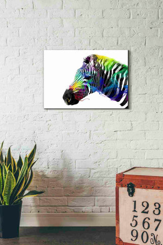 Image of 'Zebra' by Karen Smith, Canvas Wall Art,26x18