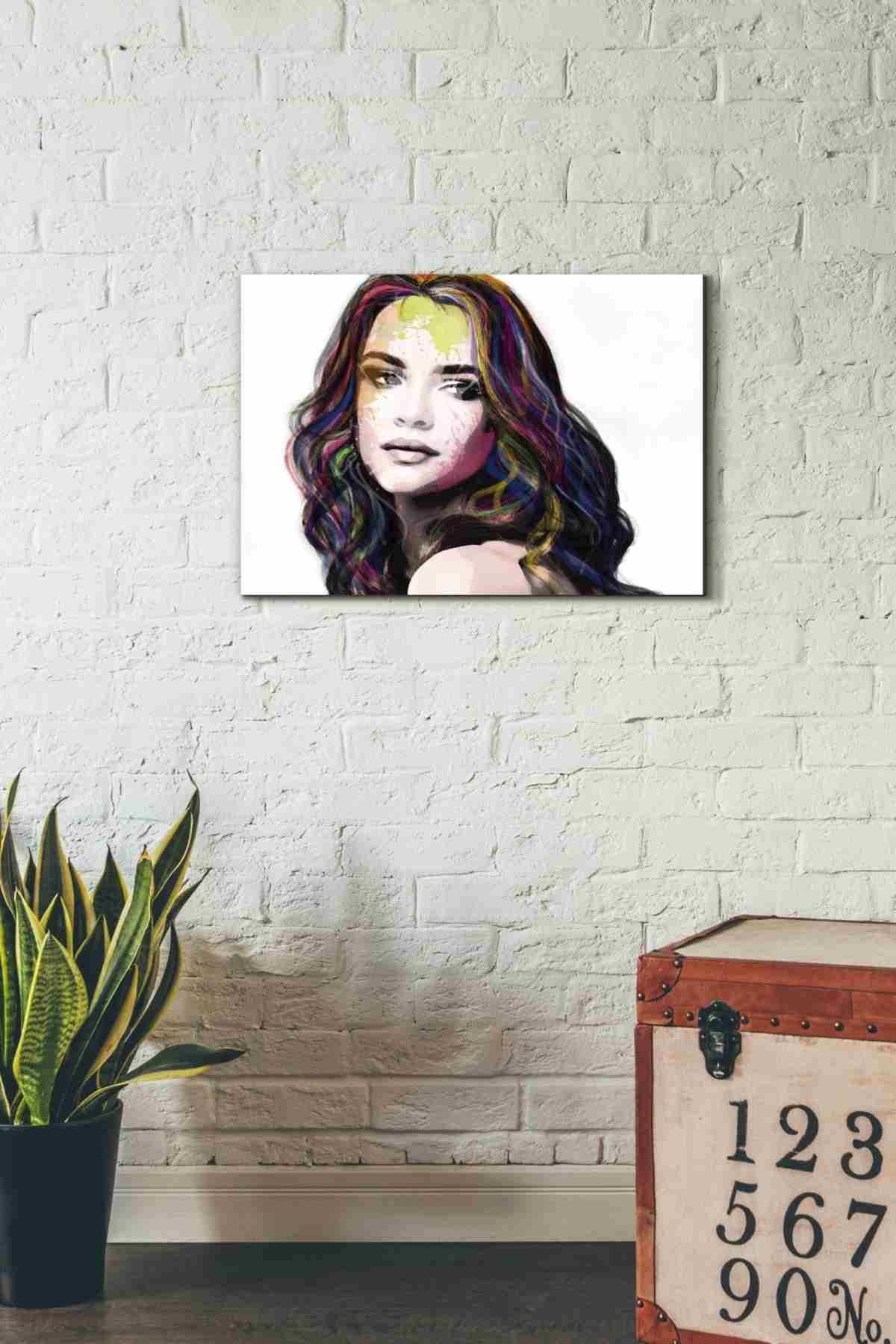 'Girl in Colour' by Karen Smith, Canvas Wall Art,26x18