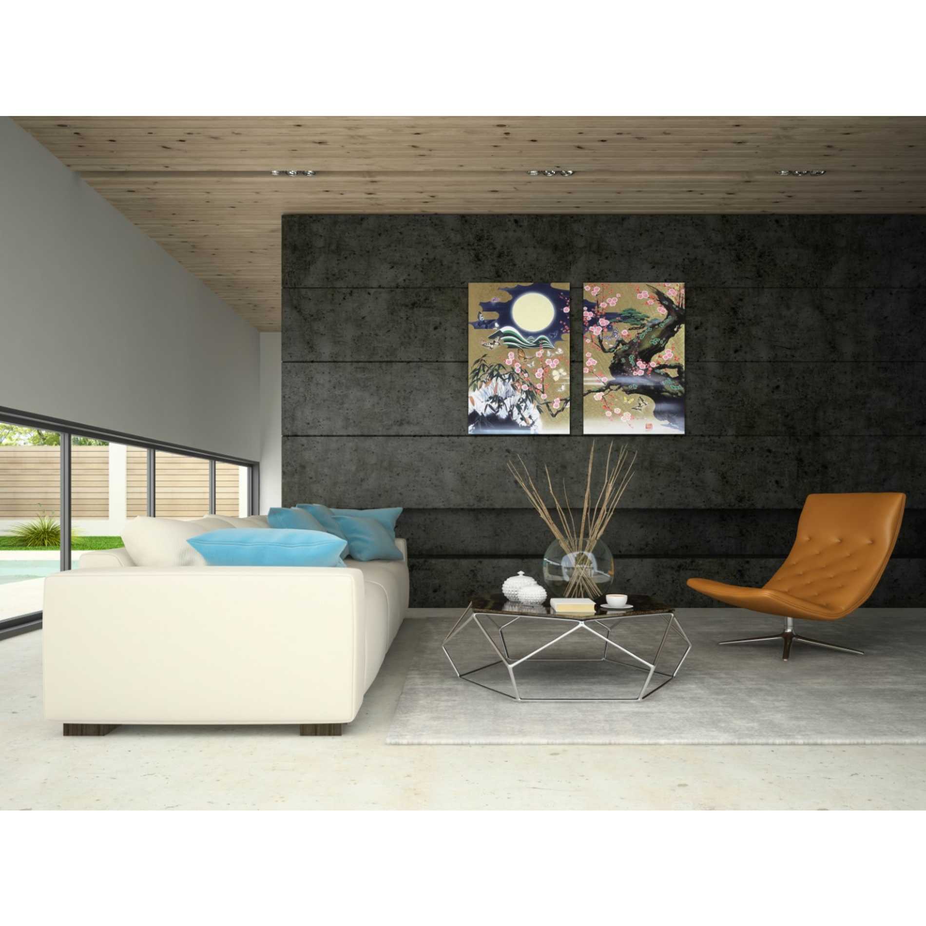 'Mugen 1' by Zigen Tanabe, Canvas Wall Art,18 x 26