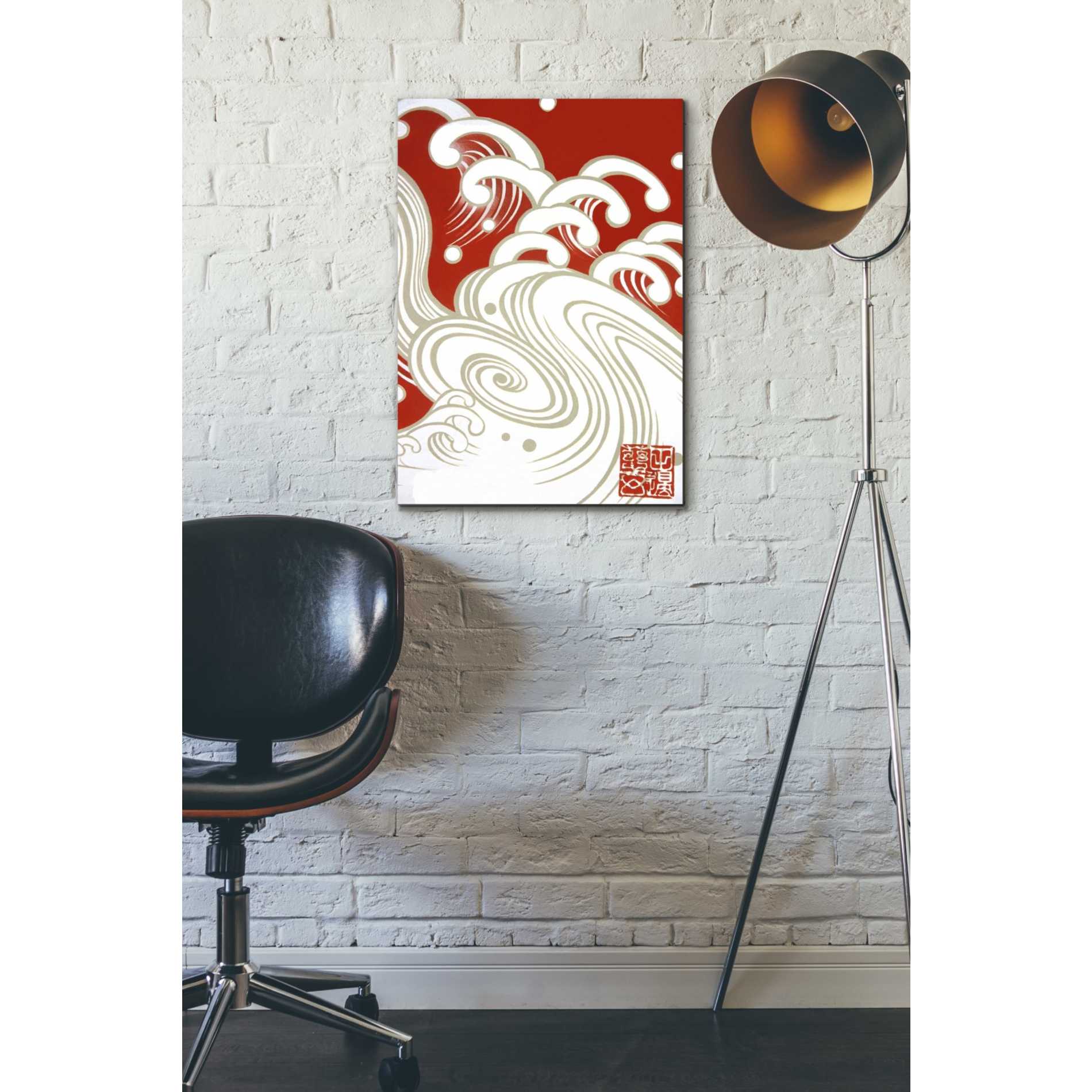'Wave A' by Zigen Tanabe, Giclee Canvas Wall Art