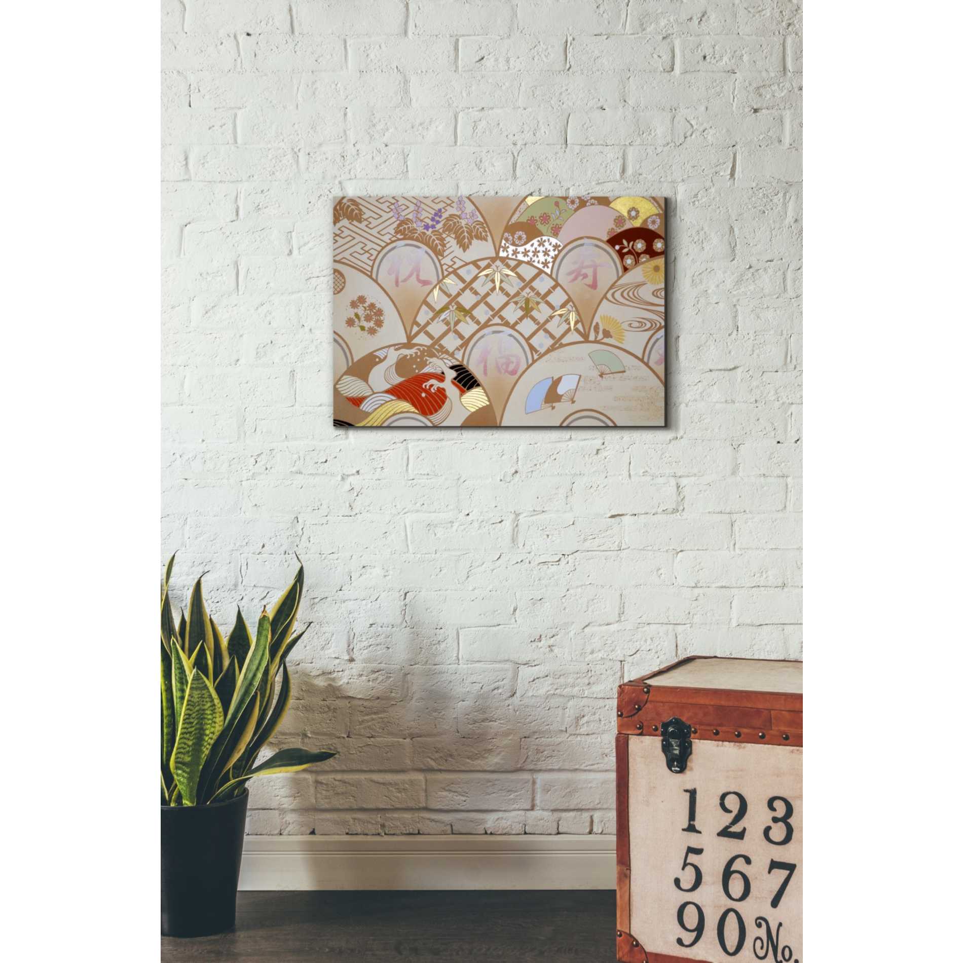 'Happy Design A' by Zigen Tanabe, Giclee Canvas Wall Art