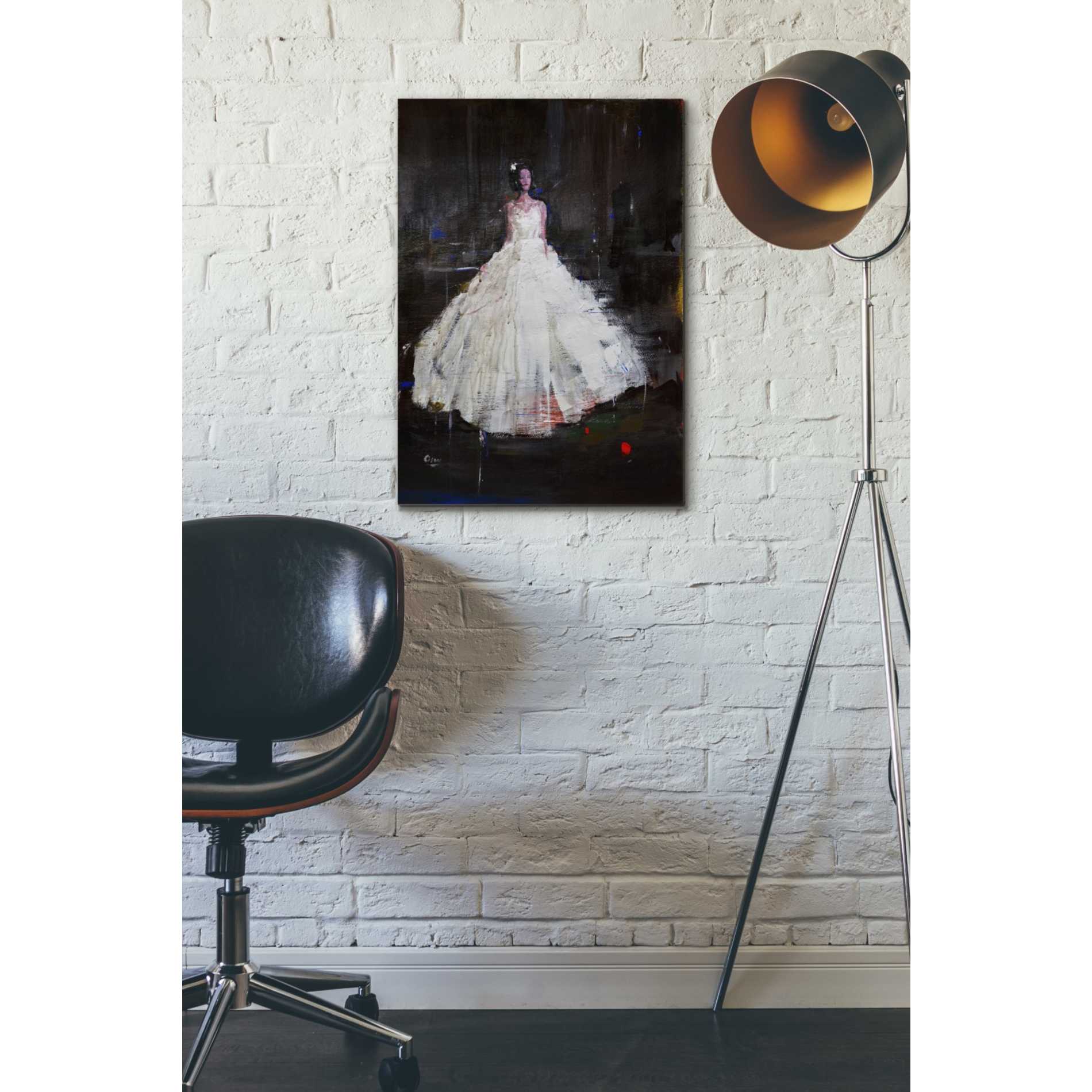 'Little Flower' by Oscar Alvarez Pardo, Canvas Wall Art,18 x 26