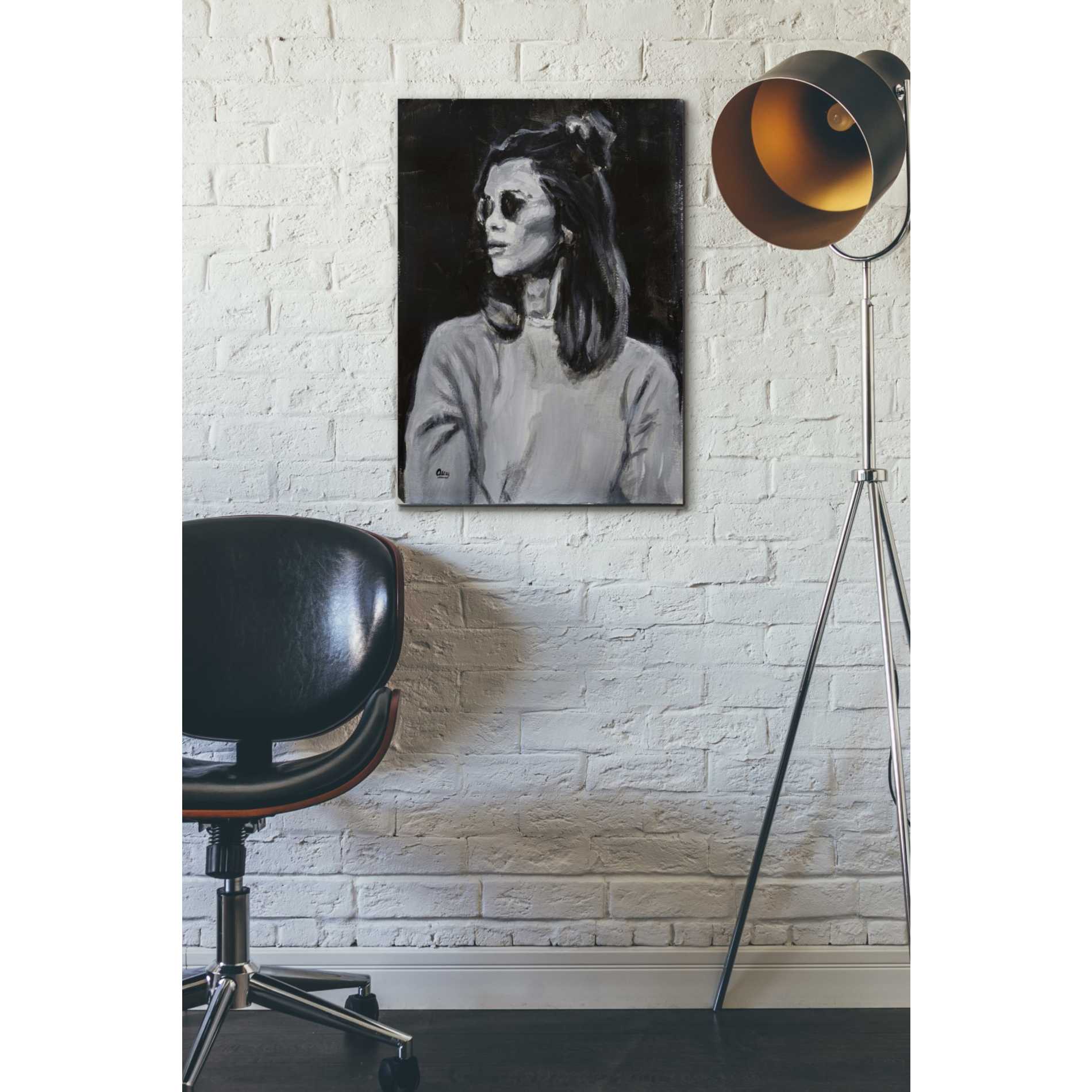 'Side' by Oscar Alvarez Pardo, Canvas Wall Art,18 x 26