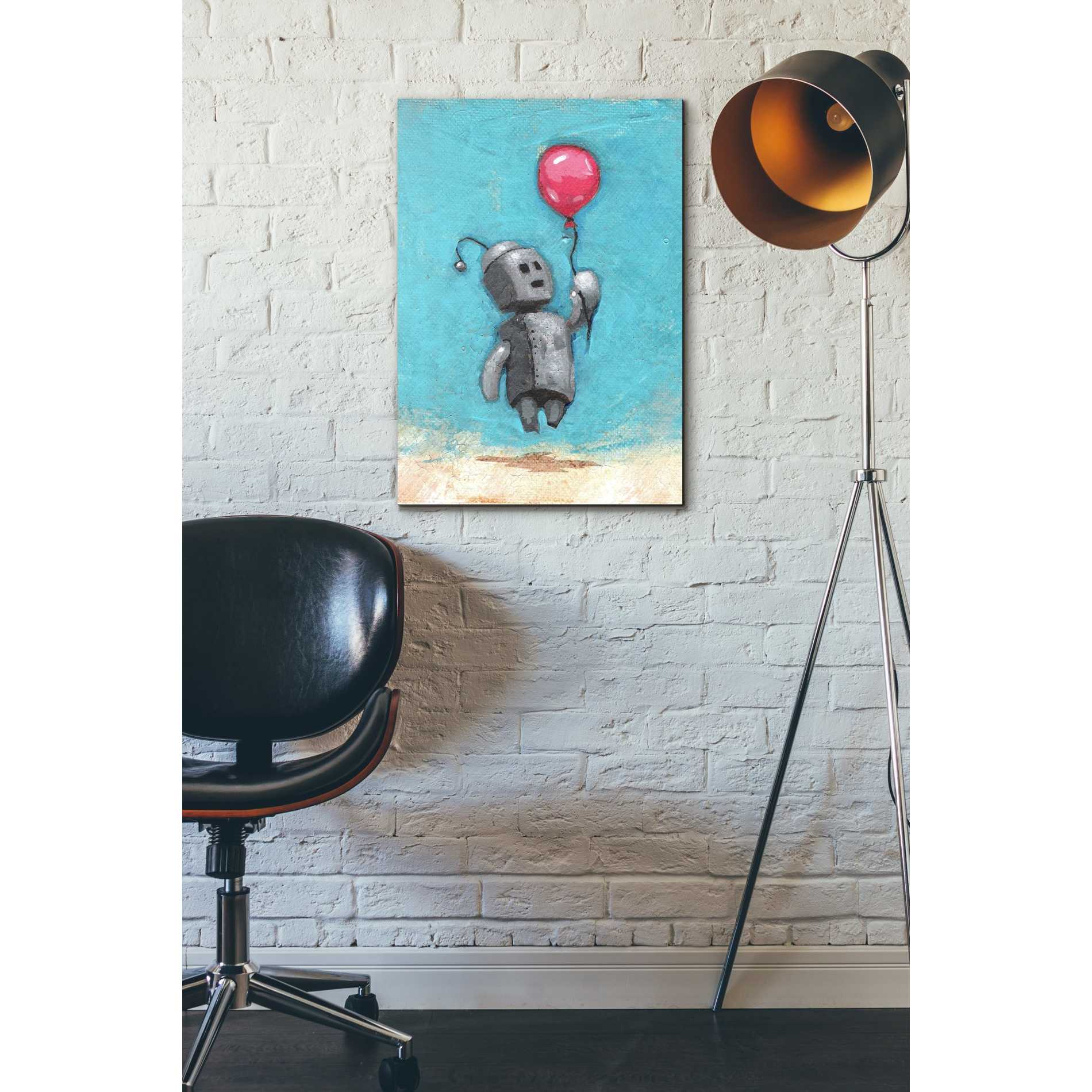 'Bot Balloon' by Craig Snodgrass, Canvas Wall Art,18 x 26