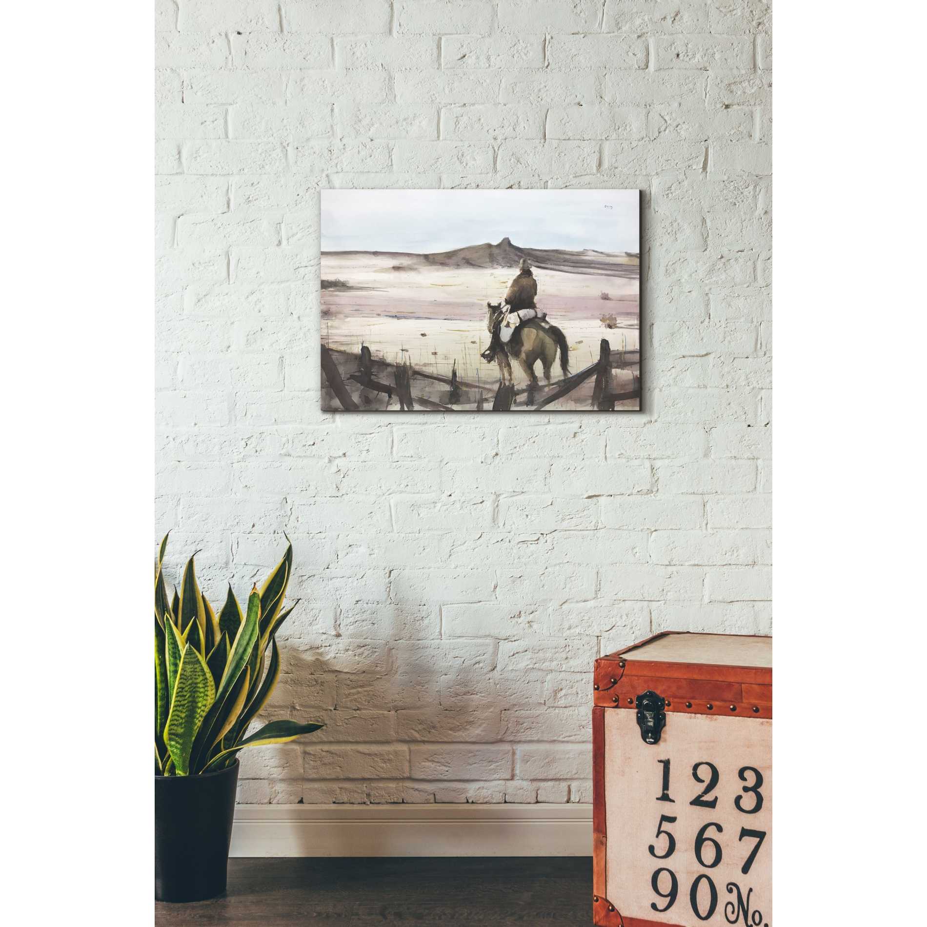 'Into The Dunes' by Oscar Alvarez Pardo, Canvas Wall Art,18 x 26