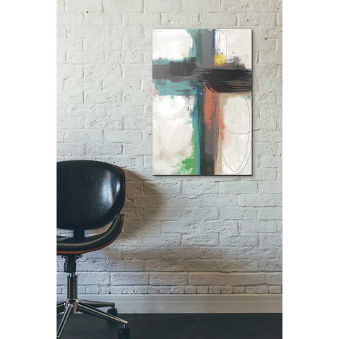 Image of 'Contemporary Cross II' by Linda Woods, Canvas Wall Art,18 x 26